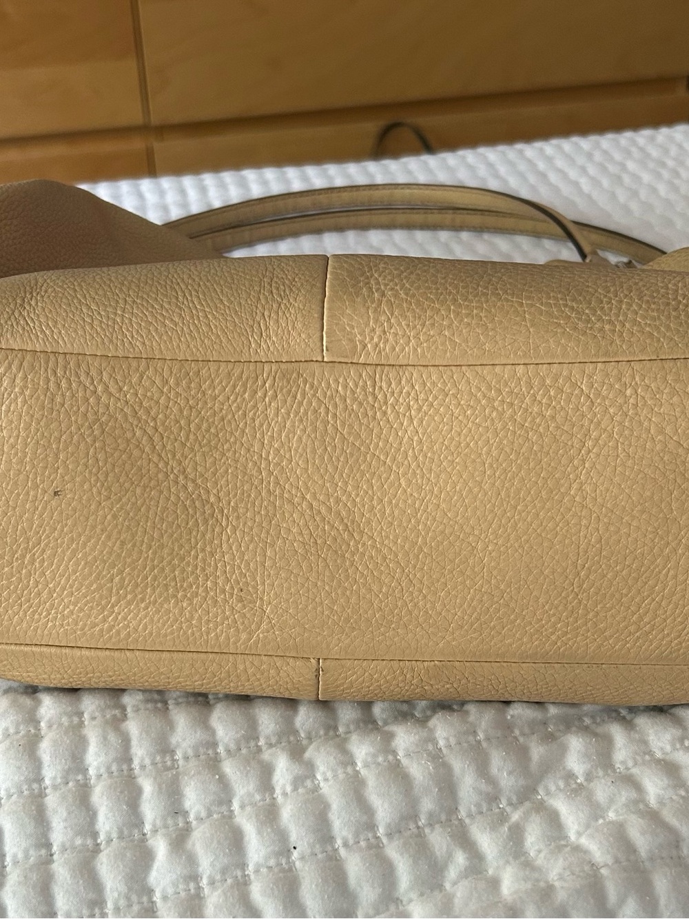 Coach Madison Pebbled Leather Hobo Bag in Tan - Picture 7 of 9